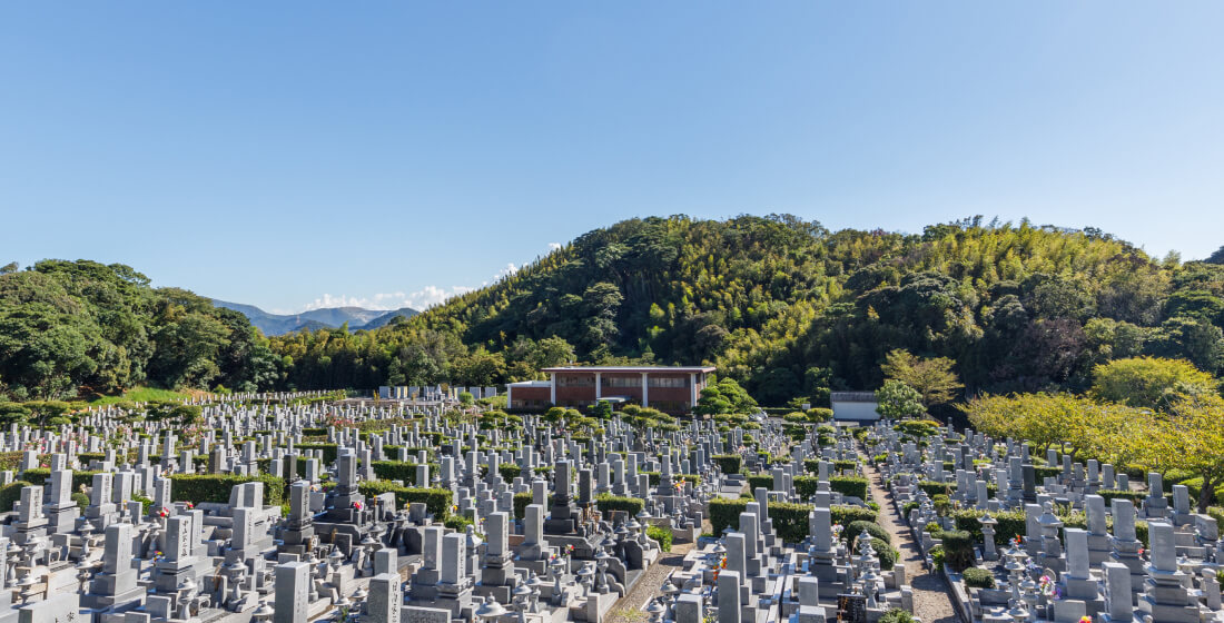 小倉霊園の全体の様子